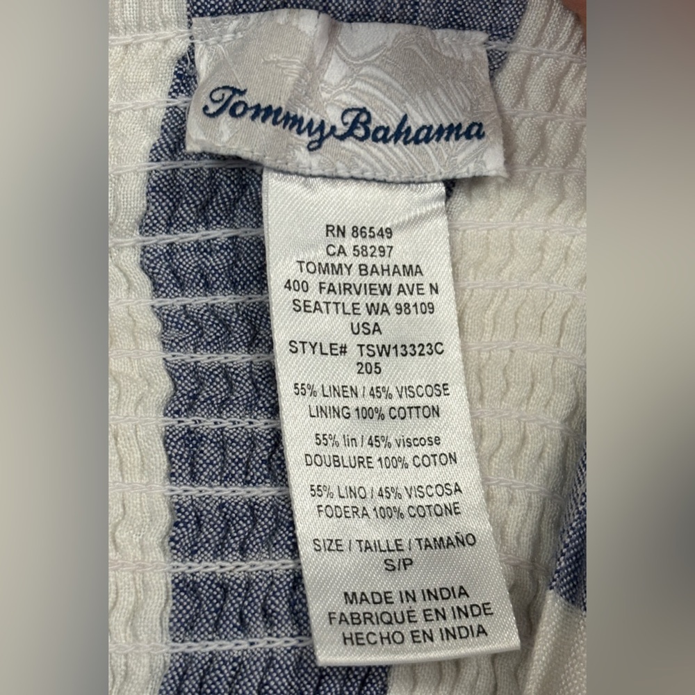 Tommy Bahama linen blend maxi dress S - Picture 13 of 16